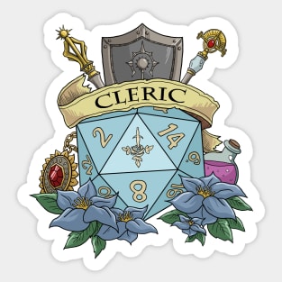 Dice Cleric Sticker